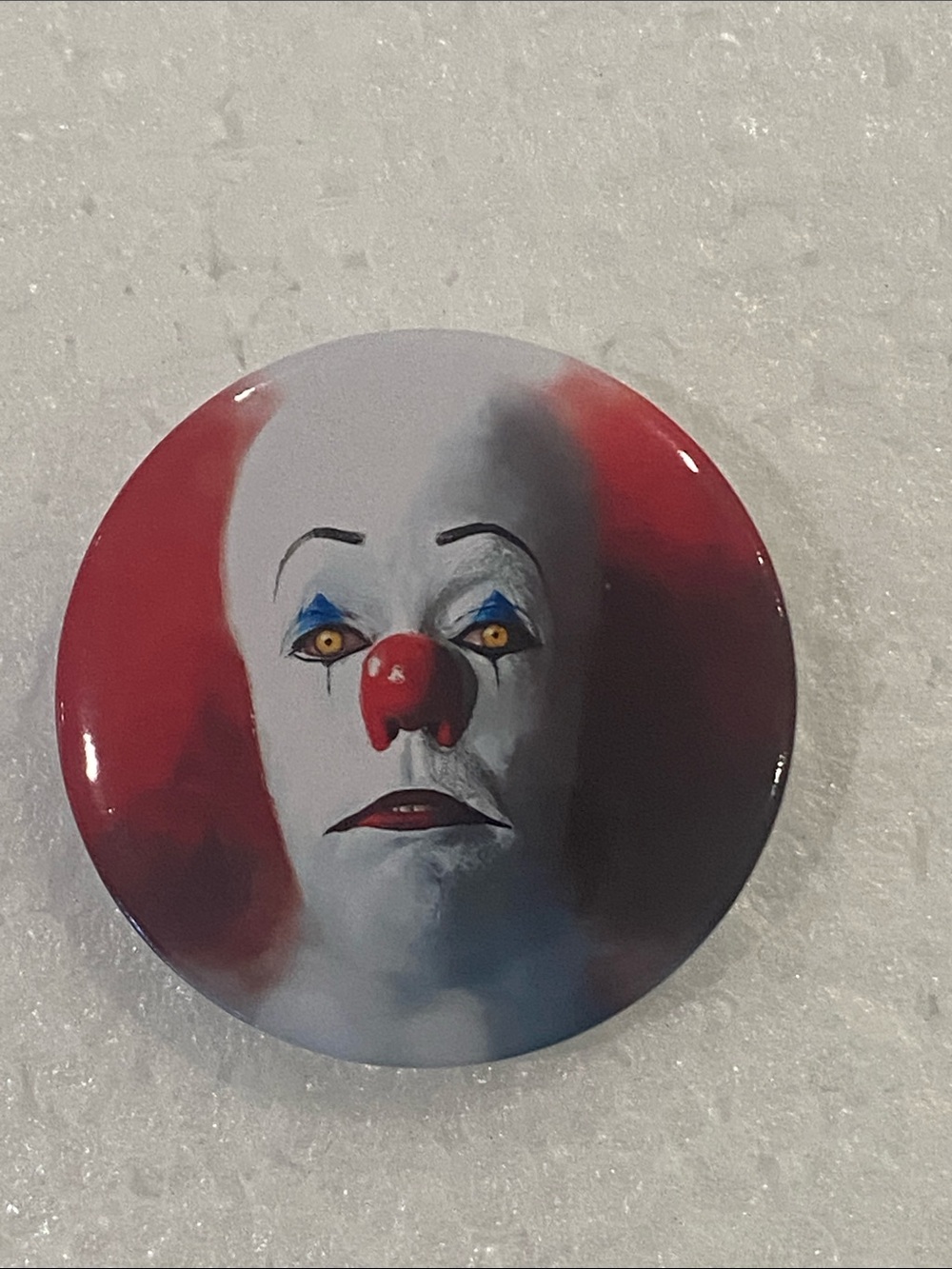 Tim Curry’s Pennywise Face Decorative Button Pin